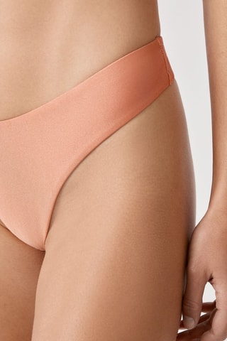 Slip bikini a vita alta Mooka - Arancione
