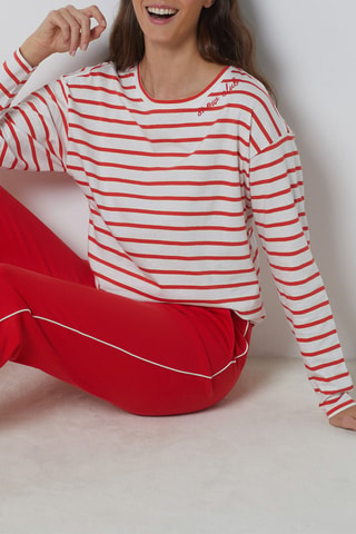 T-shirt pigiama Sanae - Rosso - Etam
