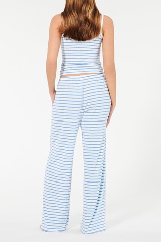 Top pigiama Rayiz - Azzurro e bianco