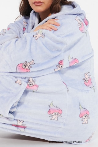 Felpa pigiama con cappuccio Trolls - Malva