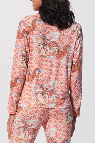 Camicia pigiama Shirahiz - Rosa - Undiz