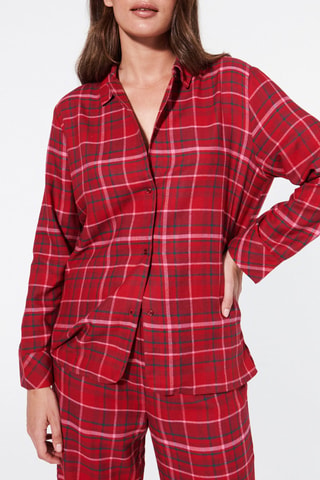 Camicia pigiama Camiliz - Rosso - Undiz