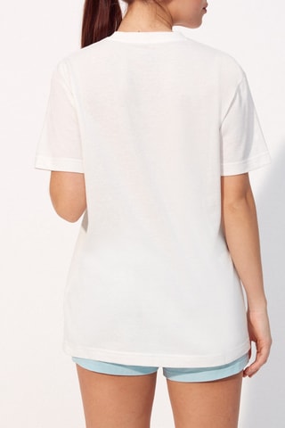 T-shirt pigiama Lilo & Stitch Disney - Bianco - Undiz