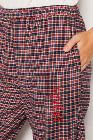 Pantaloni pigiama - Blu e rosso