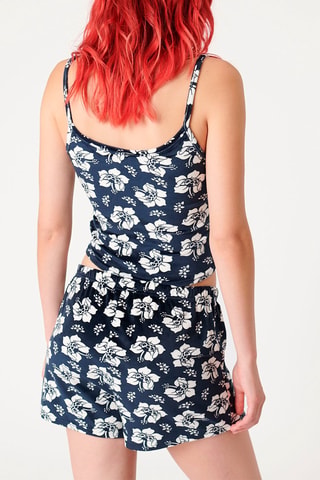 Crop top Stitchfleuriz - Navy