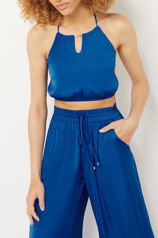 Top Blue Amalfi - Blu elettrico