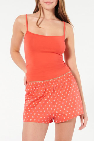 Top pigiama - Rosso
