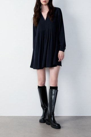 Vestido trapecio Essentiel - Negro