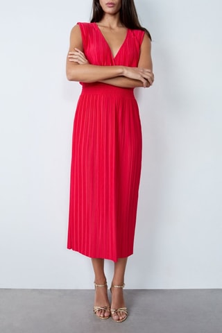 Abito midi Mordern gypset - Rosso