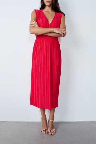 Abito midi Mordern gypset - Rosso