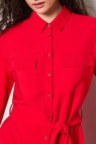 Abito a camicia Boulevard Beaumarchais - Rosso