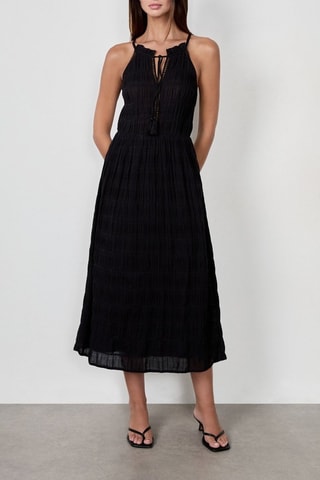 Abito midi Coastal cowgirl - Nero