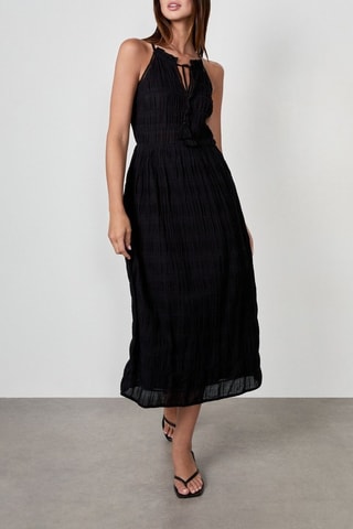 Abito midi Coastal cowgirl - Nero