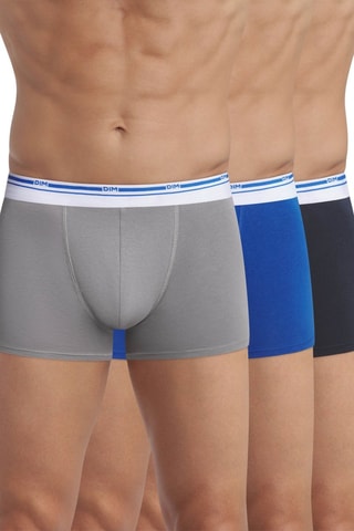 3 parigamba Classic Colors - Grigio scuro, blu elettrico e nero  - Dim