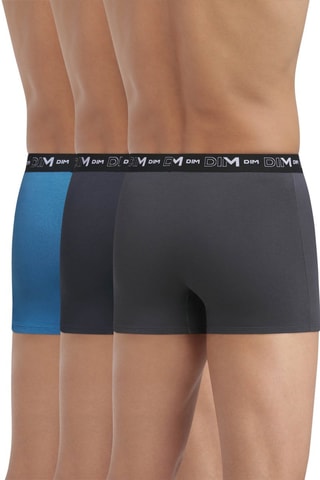 3 parigamba Coton Stretch - Antracite, nero e cobalto  - Dim