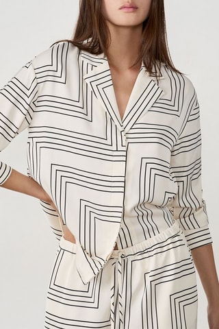 Camicia Timeless Summer - Bianco e nero
