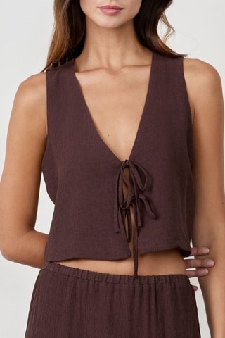 Top Timeless Summer - Marrone