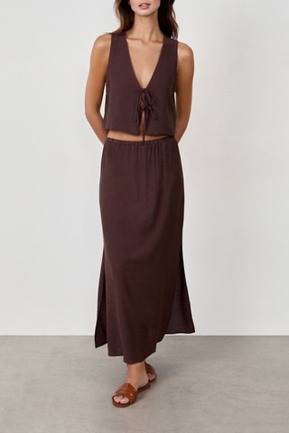 Top Timeless Summer - Marrone