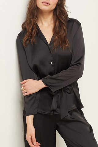 Camicia pigiama Essentiels Chic - Nero