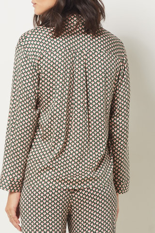 Camicia pigiama Roseanne - Verde