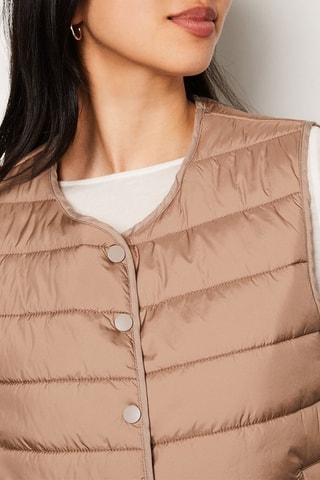 Piumino senza maniche Essentiel - Beige