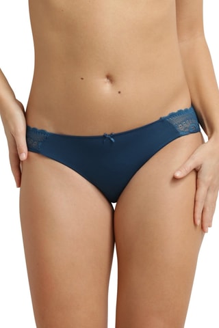 Slip Feminine Line - Petrolio  - Dim