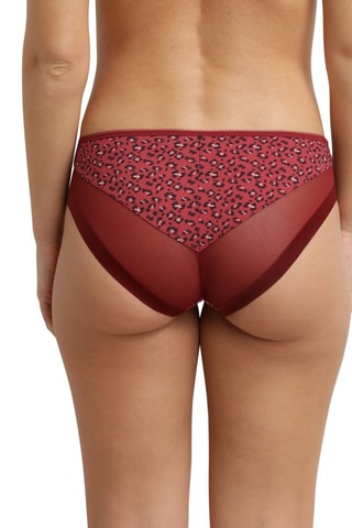 Slip Generous Classic - Rosso mattone e nero  - Dim
