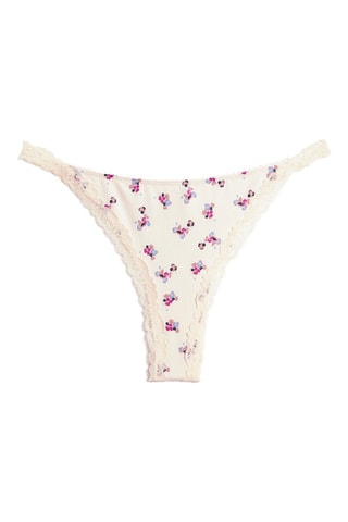 Slip - Ecrù e rosa