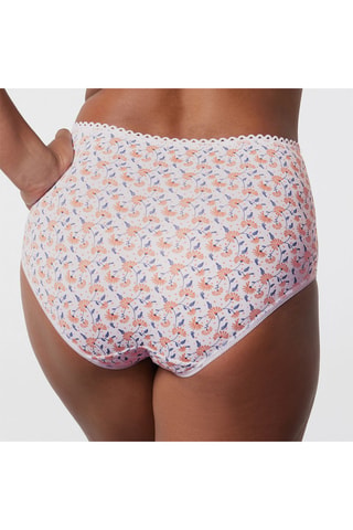 Slip a vita alta Best Cotton - Bianco