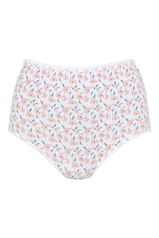 Slip a vita alta Best Cotton - Bianco
