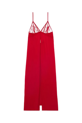 Babydoll lungo Nastriniz - Rosso