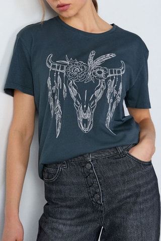T-shirt Cowboy - navy