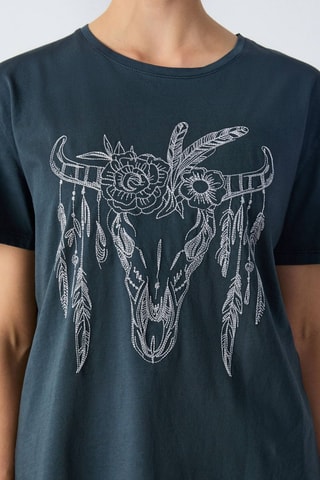 T-shirt Cowboy - navy