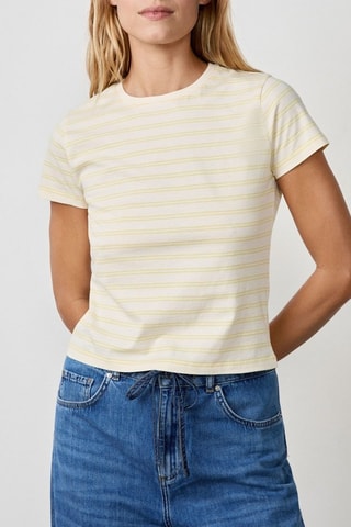 T-shirt Vintage St Tropez - Giallo