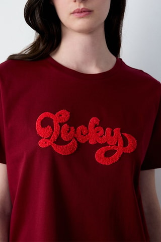 T-shirt Cowboy - Bordeaux