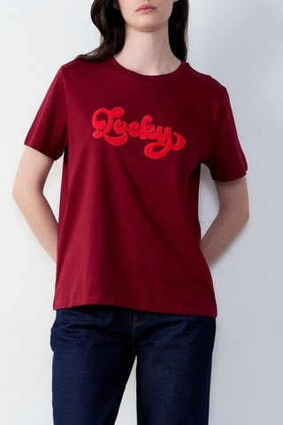 T-shirt Cowboy - Bordeaux