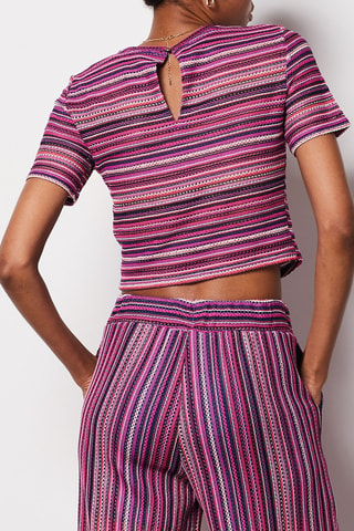 T-shirt - Rosa e viola