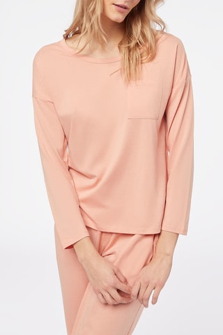 T-shirt Essentiel Maille - Arancione - Etam