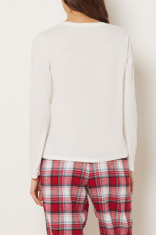 T-shirt pigiama Virginien - Bianco - Etam