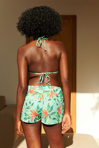 Shorts pigiama - Verde acqua