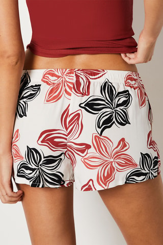 Shorts pigiama - Bianco