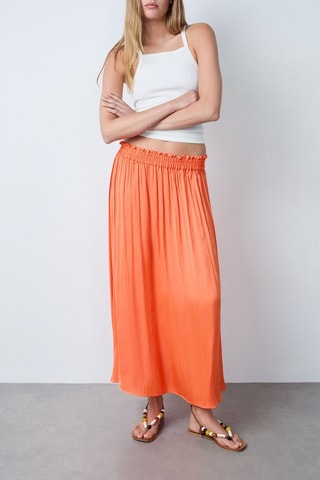 Gonna lunga Vintage St Tropez - Arancione