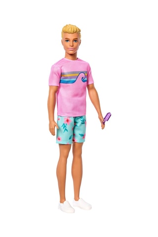 Bambola Ken Mysteries Beach Detectives Barbie - 6 accessori - Da 3 anni - Modello casuale