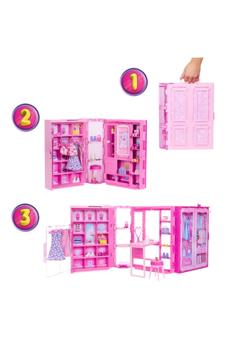 Cofanetto bambola Barbie e guardaroba - Da 36 mesi - Modello casuale