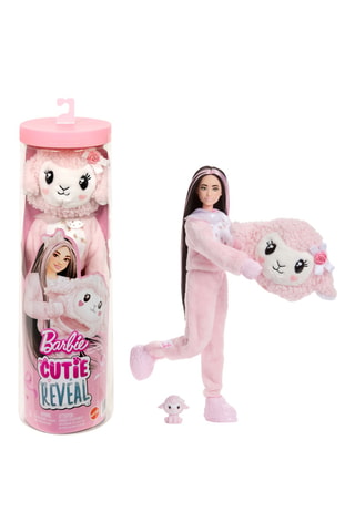 Cofanetto bambola Barbie Pecora Cutie Reveal - 7 pezzi - Da 3 anni