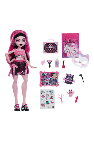 Cofanetto bambola Draculaura Monster High - 13 pezzi - Da 4 anni