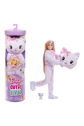 Cofanetto bambola Barbie Gatto Cutie Reveal - 7 pezzi - Da 3 anni