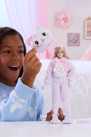 Cofanetto bambola Barbie Gatto Cutie Reveal - 7 pezzi - Da 3 anni