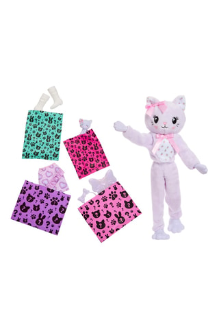 Cofanetto bambola Barbie Gatto Cutie Reveal - 7 pezzi - Da 3 anni