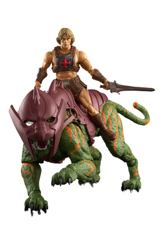 Personaggio snodato Battle Cat Masters of the Universe - 3 pezzi - Da 6 anni